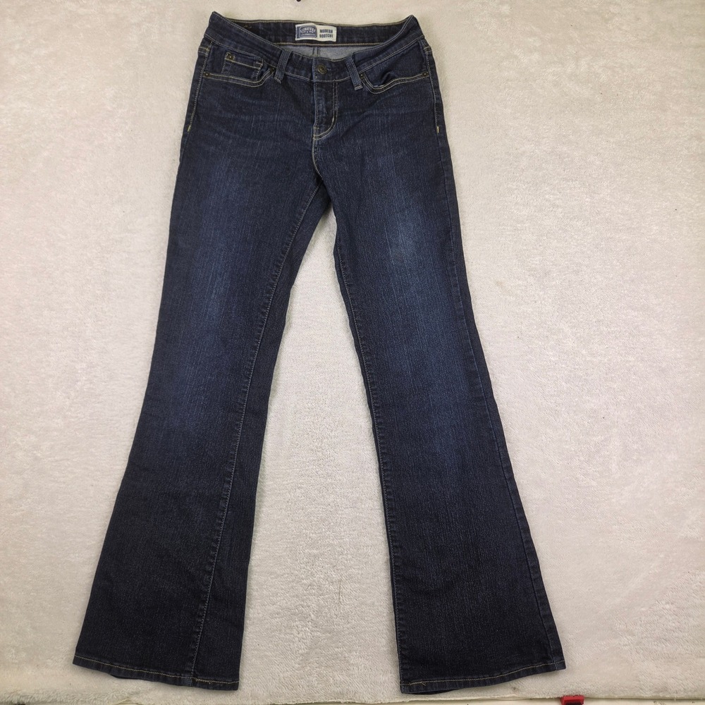 Signature by Levi Strauss Modern Bootcut Jeans Dark Wash Size 4M Indigo Denim